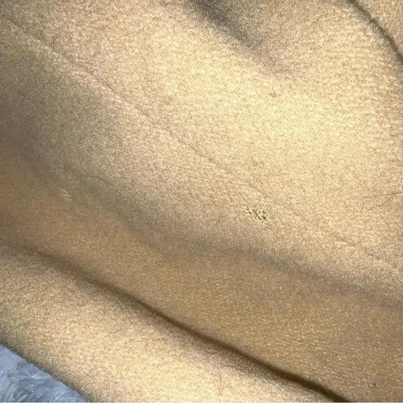 Fleet Street Wool Tan Button Up Jacket Size 12 Petite with Button detailing - Picture 9 of 9